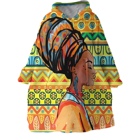 Image of Africa Lady SWLF1885 Hoodie Wearable Blanket