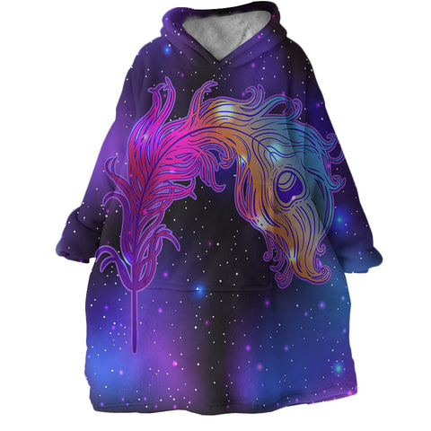 Image of Feather SWLF2182 Hoodie Wearable Blanket