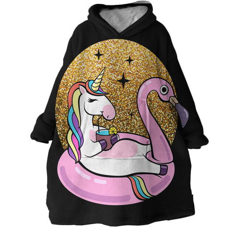 Image of Space Unicorn SWLF0851 Hoodie Wearable Blanket