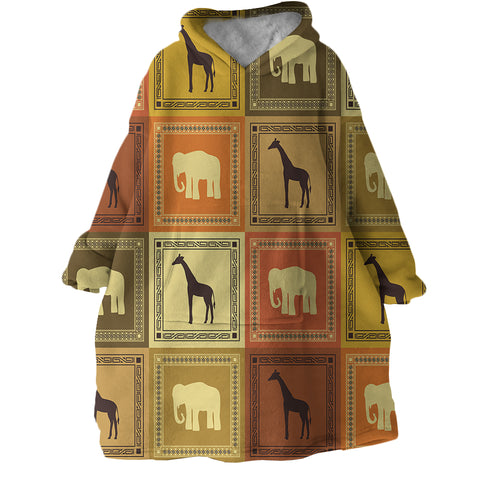 Image of Animal Boxes SWLF1994 Hoodie Wearable Blanket