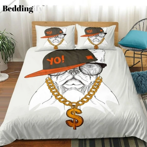 Image of Cool and Handsome Dog Comforter Set - Beddingify