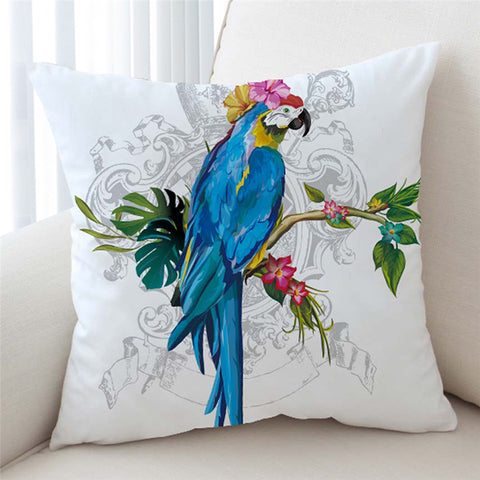 Image of Tropical Parrot Cushion Cover - Beddingify