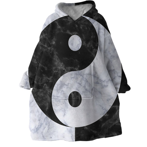 Image of Yin Yang SWLF2467 Hoodie Wearable Blanket