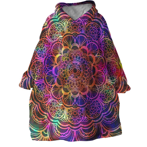 Image of Mandala SWLF2193 Hoodie Wearable Blanket