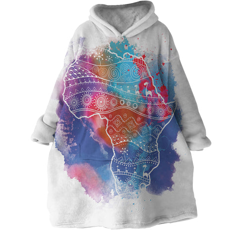 Image of Africa SWLF2067 Hoodie Wearable Blanket