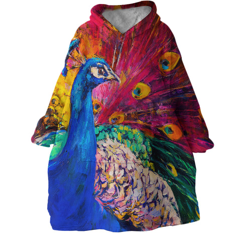 Image of Peacock SWLF2236 Hoodie Wearable Blanket