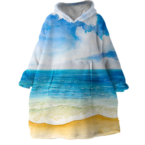 Image of Sun Sand & Sea SWLF1541 Hoodie Wearable Blanket