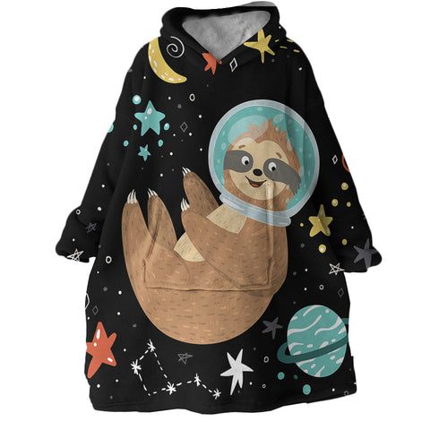 Image of Slothstronaut SWLF1626 Hoodie Wearable Blanket