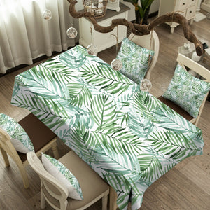 Tropical Palm Leaves Tablecloth - Beddingify