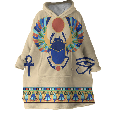 Image of Sacred Beetle Keys SWLF3008 Hoodie Wearable Blanket