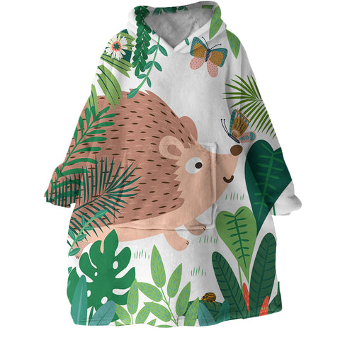 Image of Wild Hedgehog SWLF1630 Hoodie Wearable Blanket