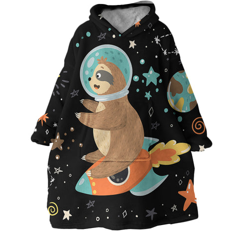 Image of Space Sloth SWLF1627 Hoodie Wearable Blanket
