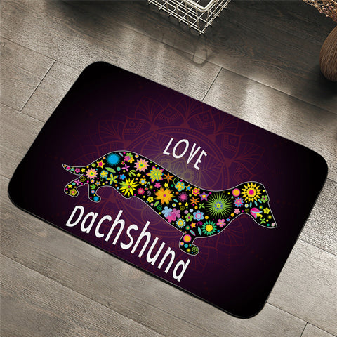 Image of Love Dachshund Door Mat