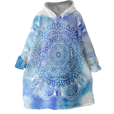 Image of Blue Mandala SWLF1500 Hoodie Wearable Blanket