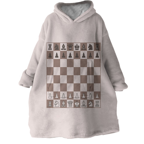 Image of Chessboard SWLF3012 Hoodie Wearable Blanket