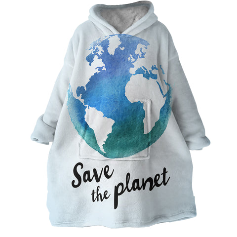 Image of Save The Planet SWLF0854 Hoodie Wearable Blanket