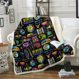 Cartoon Stuffs Sherpa Fleece Blanket - Beddingify