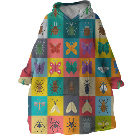 Image of Insect Boxes SWLF2329 Hoodie Wearable Blanket