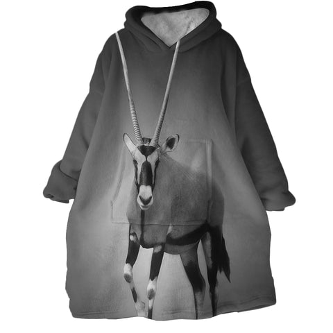 Image of B&W Onyx SWLF2699 Hoodie Wearable Blanket