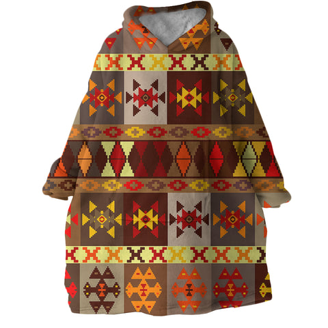 Image of Floor Tiles Patterns SWLF2776 Hoodie Wearable Blanket