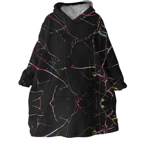 Image of Black Granite SWLF0531 Hoodie Wearable Blanket