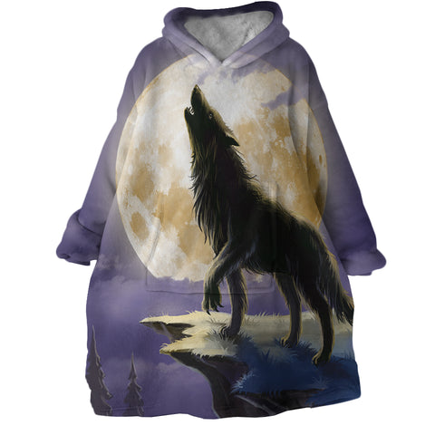 Image of Lone Wolf SWLF2031 Hoodie Wearable Blanket