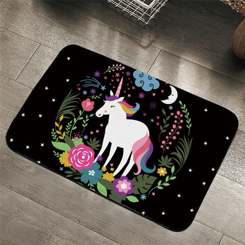Image of Magical Unicorn Starry Door Mat
