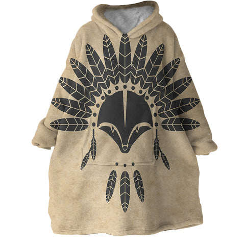 Image of Tribal Fox SWLF2690 Hoodie Wearable Blanket