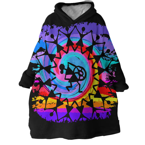 Image of Communal Dance SWLF0536 Hoodie Wearable Blanket