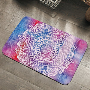 White Mandala Dreamy Door Mat