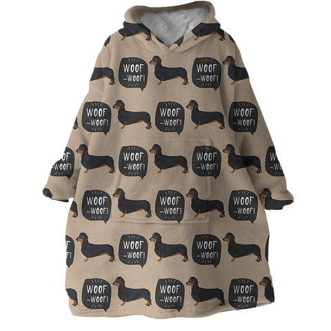 Image of Woof Woof SWLF2477 Hoodie Wearable Blanket