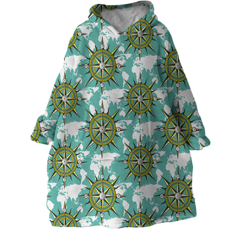 Image of Compass SWLF2183 Hoodie Wearable Blanket