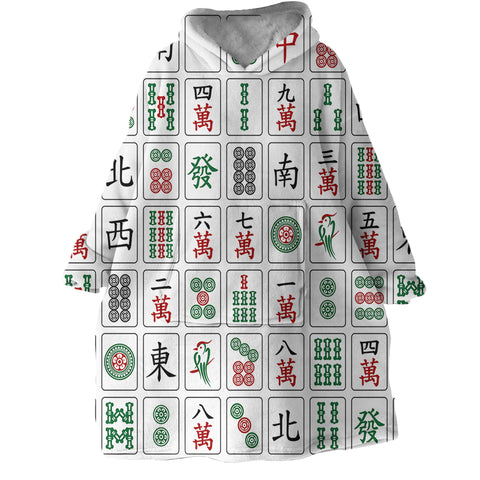 Image of Mahjong SWLF1648 Hoodie Wearable Blanket