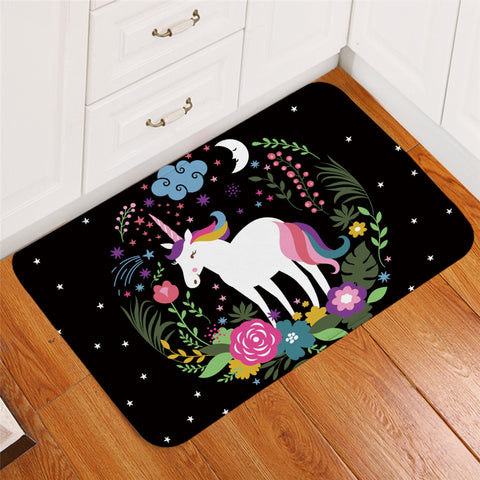 Image of Magical Unicorn Starry Door Mat
