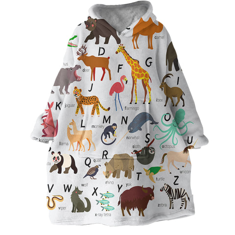 Image of Animal List SWLF1713 Hoodie Wearable Blanket