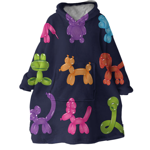 Image of Balloon Animals SWLF0020 Hoodie Wearable Blanket