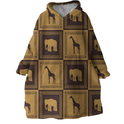 Image of Animal Boxes SWLF2053 Hoodie Wearable Blanket