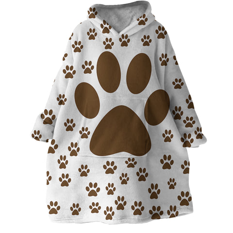 Image of Paw Patterns SWLF2857 Hoodie Wearable Blanket