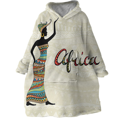 Image of Africa Lady SWLF1830 Hoodie Wearable Blanket