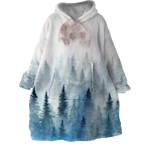 Image of Taiga Forest SWLF1551 Hoodie Wearable Blanket