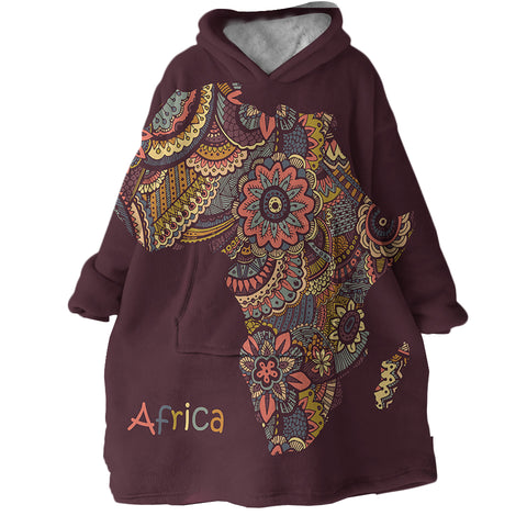 Image of Africa SWLF1510 Hoodie Wearable Blanket