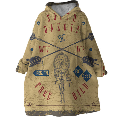 Image of South Dakota SWLF2502 Hoodie Wearable Blanket