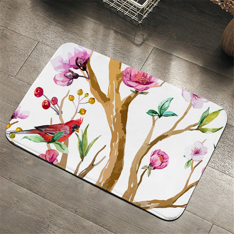 Image of Flower Painting Door Mat