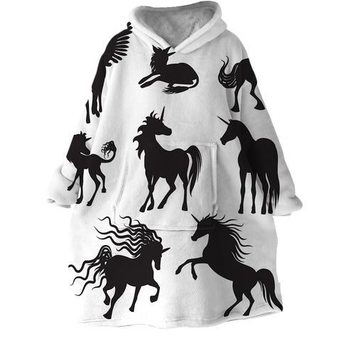 Image of Unicorn SWLF1833 Hoodie Wearable Blanket