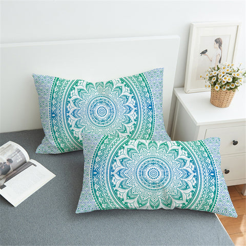 Image of Stylized Mandala Cool Pillowcase