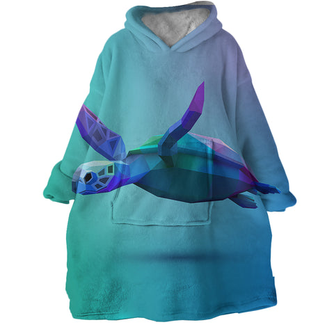 Image of 3D Turtle SWLF0538 Hoodie Wearable Blanket