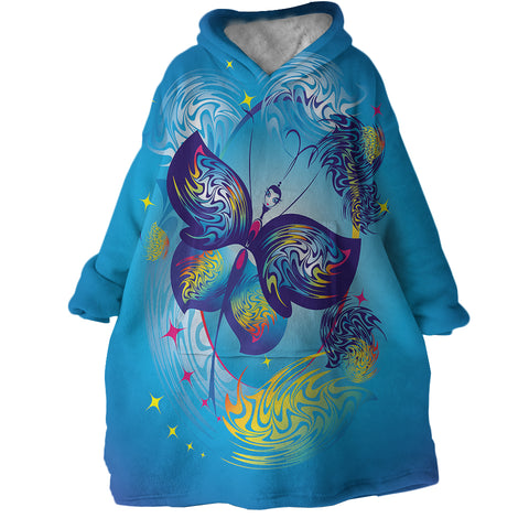Image of Exotic Butterfly SWLF2054 Hoodie Wearable Blanket