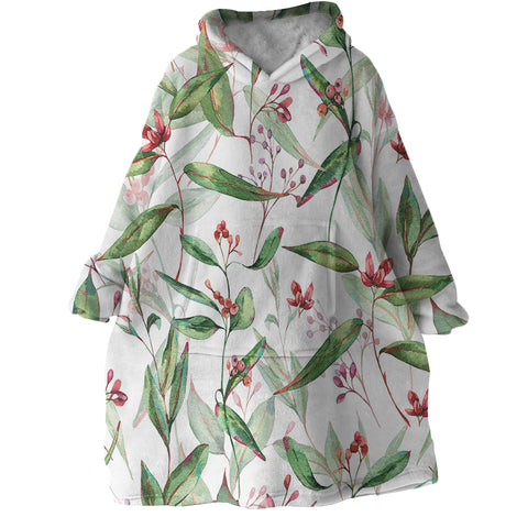 Image of Delicate Flowers SWLF2332 Hoodie Wearable Blanket