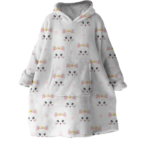 Image of Cat Themed SWLF2318 Hoodie Wearable Blanket