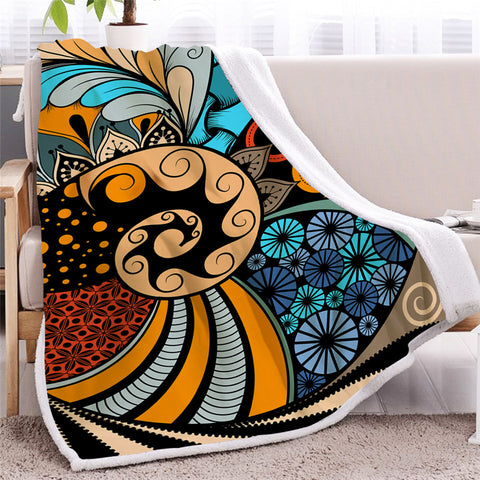 Image of Swirl Designs Sherpa Fleece Blanket